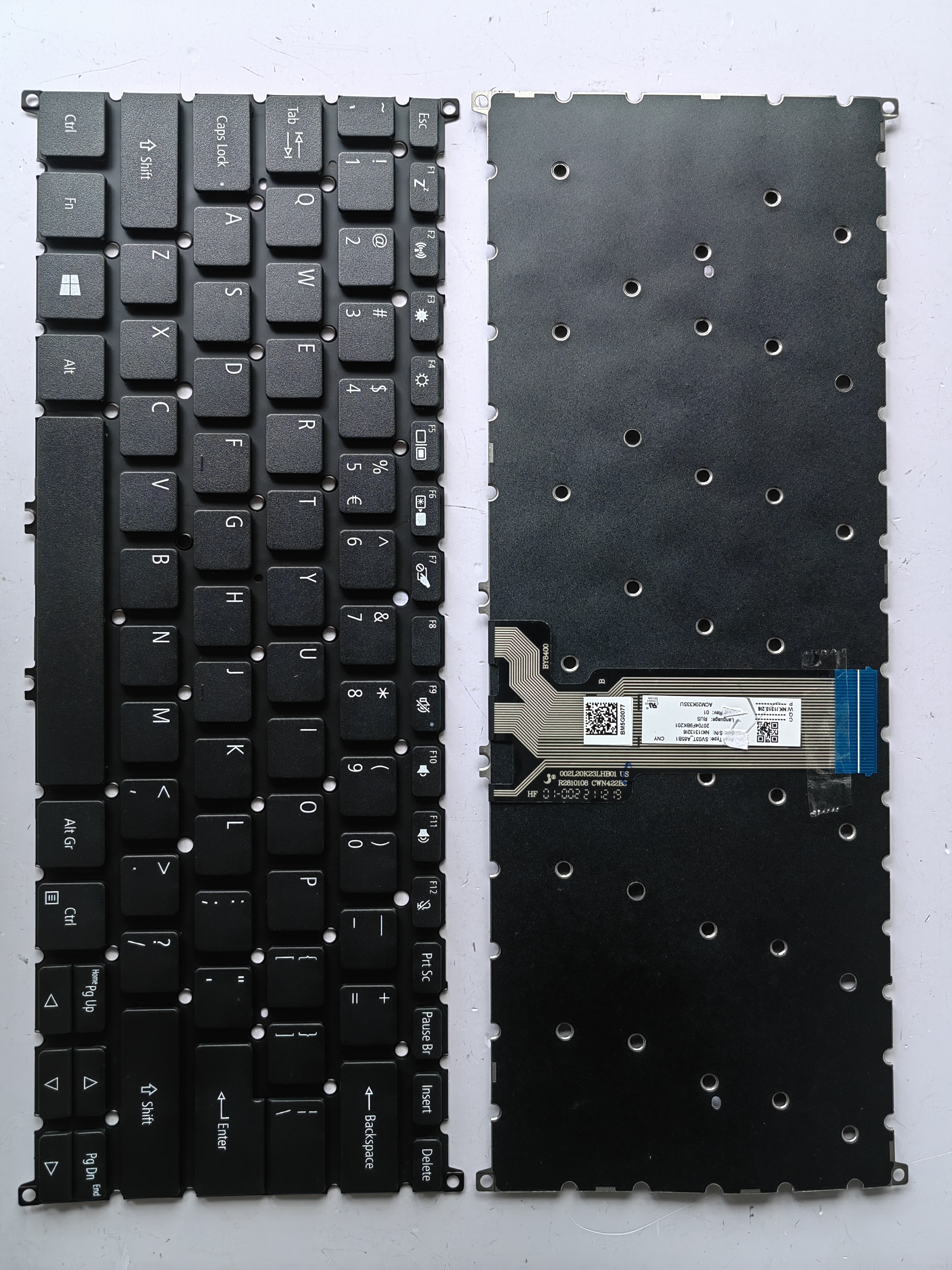 Picture of New Replacement Laptop Keyboard For ACER SP313-51N/SP513-55N/N19W3/N20W1 BLACK (OEM) US Layout